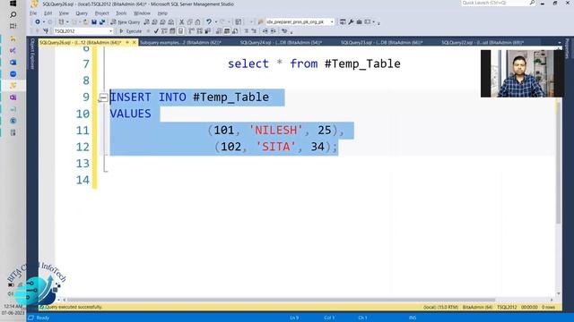 Exploring Temporary Tables in SQL Server: Understanding #local and ##global #sql #learnsupereasy