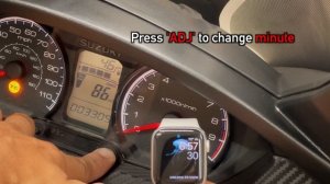 Suzuki Burgman 400 - How to set time/clock (2017 - Current) | Mitch's Scooter Stuff