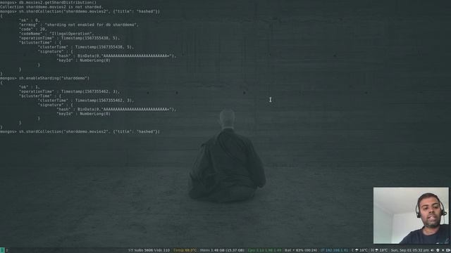 [ MongoDB 9 ] Sharding a MongoDB Collection смотреть онлайн