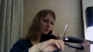 Старый урок скрипки 2. Постановка правой руки. Положение большого пальца на смычке.