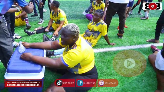 Funny moments 😅😂: Ama Tundra, Louisa, Diana and….@ Kumawood stars ladies match⚽️🔥.