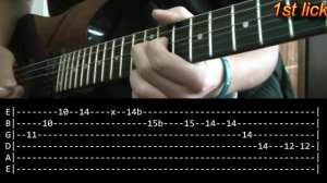 Comfortably Numb Guitar Solo Lesson 1/2 - Pink Floyd (with tabs)