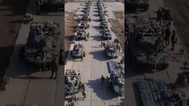 ВДВ готовятся к высадке с техникой.