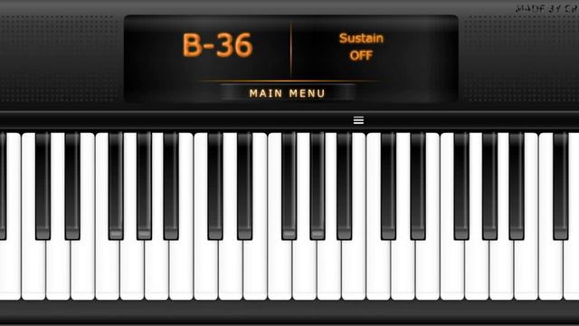 Ностальгия на виртуальном пианино (Virtual Piano) смотреть онлайн
