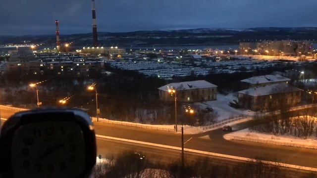 Полярная ночь в Мурманске | Как выглядит полярная ночь?