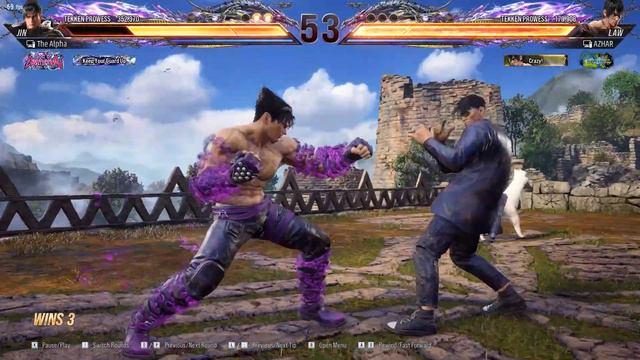 The Battle of Jin's Power and Law's Speed | Tekken 8 смотреть онлайн