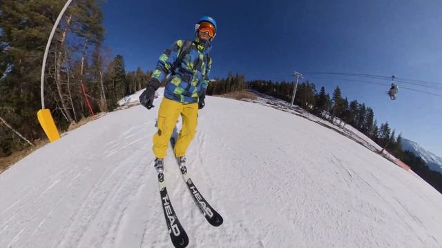 Архыз 22.12.19 на Insta 360 One X смотреть онлайн