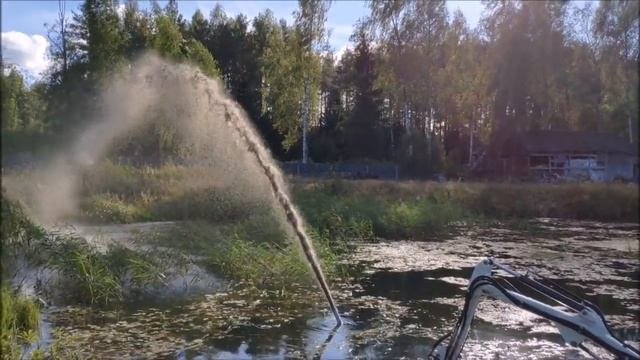 Мини-земснаряд экскаватор 
