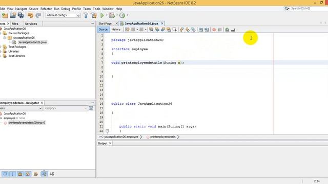 Multiple inheritance in java using interface
