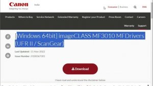 How to install Driver Canon MF3010 Printer windows 10 or 11