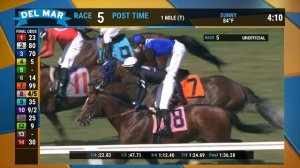 Lane way wins race 5 at Del Mar 08/22/20