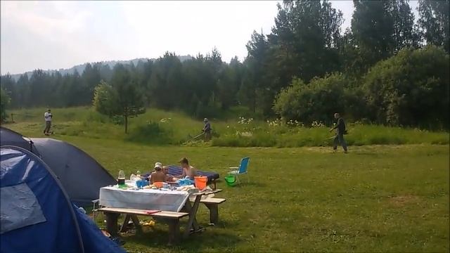 Отдых на Мане в близи Нарвы. Речка Мана. смотреть онлайн