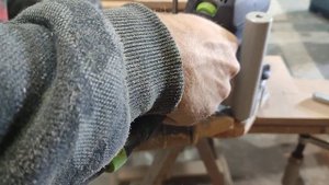 фрезеровка интегрированной ручки