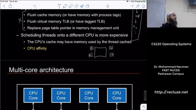 Operating Systems 09 - Threads Continued, Kernel and User Threads, Thread Scheduling (Urdu) смотреть онлайн