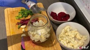 ХРУСТЯЩАЯ СОЛЕНАЯ ЦВЕТНАЯ КАПУСТА. ВКУСНО, БЫСТРО И АРОМАТНО. PICKLED CAULIFLOWER.