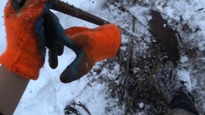 Зимний Коп металлолома. Находка которую оставил. Заработок на арматуре
