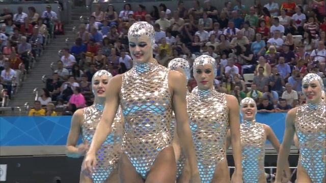 Synchronized Swimming - Team Free Routine - London 2012 Olympic Games смотреть онлайн