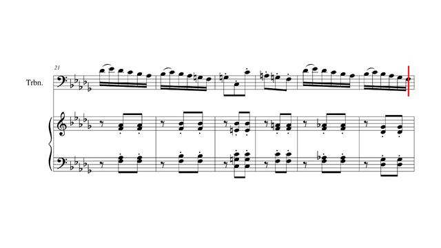 Людвіг Шітте Етюд, для тромбона з фортепіано, Trombone Solo play along Ludwig Schitte Etude Temp 11 смотреть онлайн