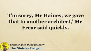 Learn English through Story - Level 3 – The Sinister Bargain