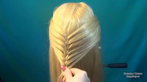 Косички на длинные волосы Ажурное плетение косичек