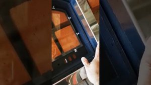 Монтаж топочной дверки каминопечи. Серия 1.