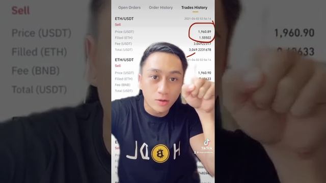 CRYPTO SPOT TRADING SAMPLE 600,000php In 6 Days