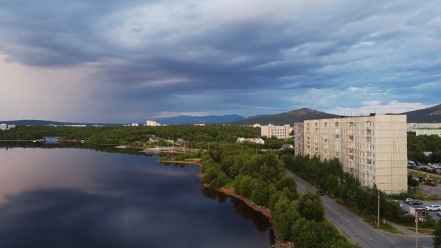 Набережная Климентьева. #Мончегорск   #North #arctic #monchegorsk  #Заполярье #кольскийполуостров