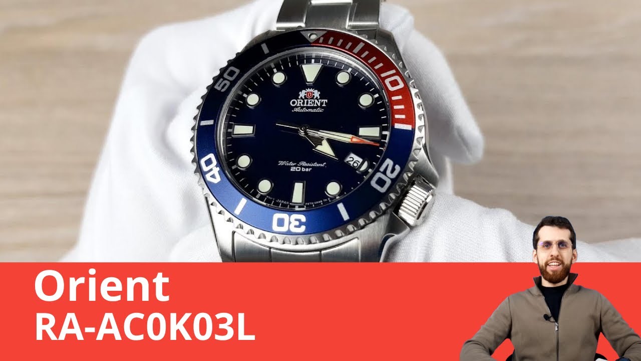 Наручные часы Orient RA-AC0K03L / Обзор
