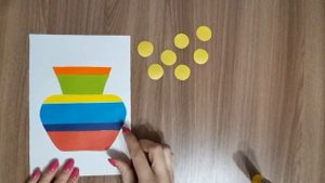 Аппликация "Вазочка" в средней группе 26.05.2020