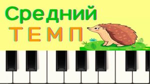 Очень простые песенки для детей |Фортепиано для начинающих| Как играть мелодию ВОЛК на Пианино ?