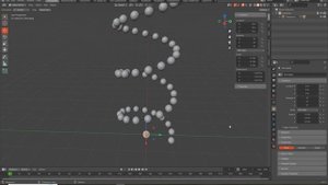 Новогодняя светящееся  гирлянда в Blender 4.0 (самый быстрый способ)