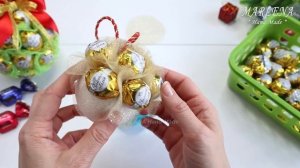 БОЛЬШИЕ ШАРЫ из Конфет. Сладкие подарки на Новый год и Рождество