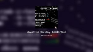 Uwa!! So Holiday- Undertale cover | Crystall