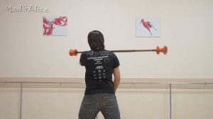 КОНТАКТНЫЙ СТАФФ УРОК #3  Fishtail V Stalls. Beat Neck Wrap. Н SNeS.