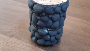 Красивая вазочка из пластиковой бутылки. Переделка из мусора. DIY