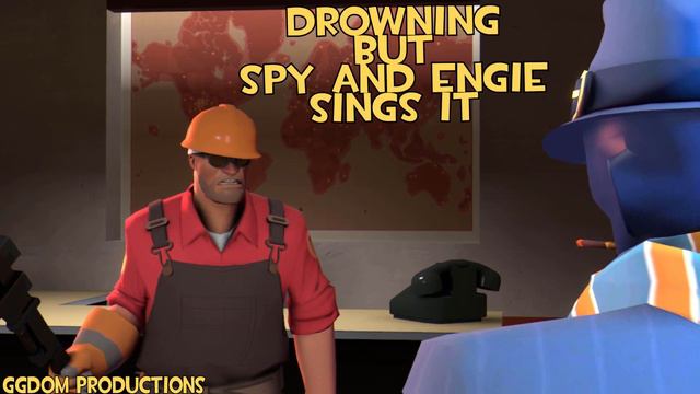 (FNF) Stop Zappin' my machines you Snake! | Drowning but Spy and Engie sings it смотреть онлайн