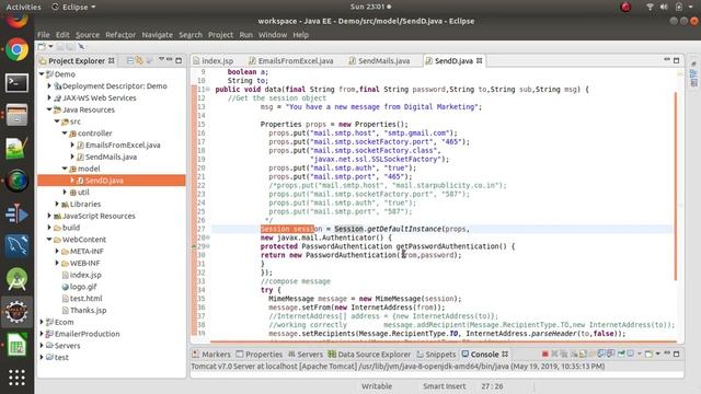 how to send bulk emails through Java смотреть онлайн