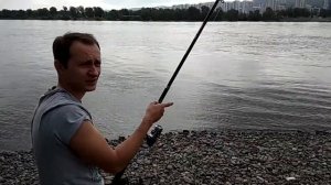 Рыбалка на хариуса, Первая попытка, Енисей - много рыбы.
