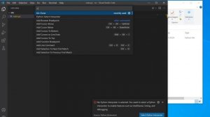 VSCode: choose venv