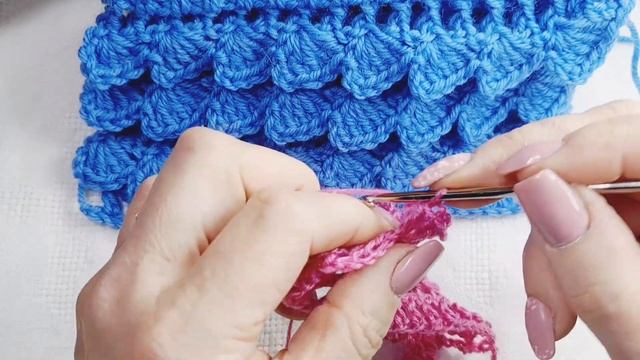 Лёгкий, интересный узор в Вашу копилку ? смотреть онлайн