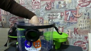 Пылесос arnica hydro rain для сухой и влажной уборки. Подготовка к сухой уборке