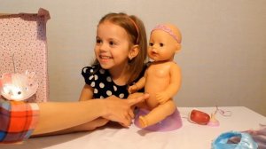 Мисс Кейти и Мистер Макс подарили Беби Борн распаковка Miss Katy Mister Max Baby Born Doll unboxin