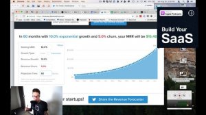 Bootstrapping a SaaS – how to forecast MRR revenue