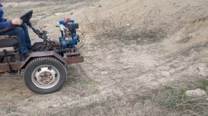 Покатушки , минитрактор преподнес нам очередной сюрприз .