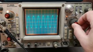 Tektronix 465 Oscilloscope 2ch 100MHz 1972-83 test teardown