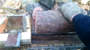 самодельный  гидравлический дровокол