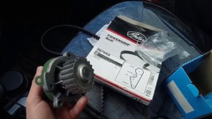 Datsun on do комплект грм и помпа)))