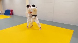 UCHI MATA MAKIKOMI / Подхват изнутри с захватом руки под плечо / 内股巻込