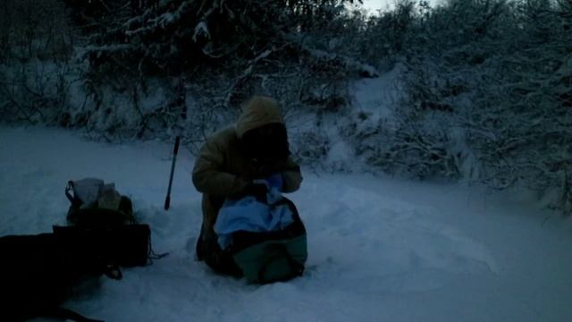как собрать палатку автомат зимой