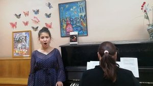 Земскова Ксения - Загорелась зорька красная (Музыка Н. Бердыева, слова С. Есенина)